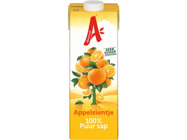 Appelsientje jus d'orange 1 l, paquet de 12 pièces