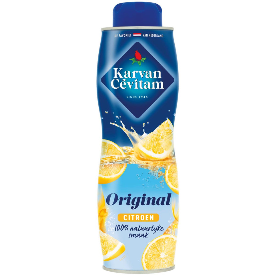 Karvan cévitam sirop, bouteille de 60 cl, citron