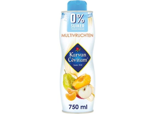 Karvan cévitam sirop, bouteille de 60 cl, 0% suiker, multifruit