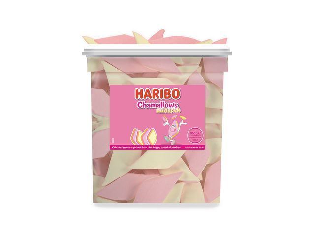 Haribo chamallows ruitspek, boîte de 120 pièces