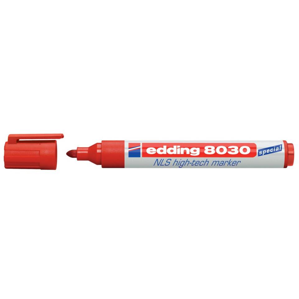 Edding marqueur nls high-tech e-8030 rouge