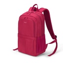 Dicota sac à dos informatique eco scale, pour ordinateurs portables jusqu'à 15,6 pouces, rouge