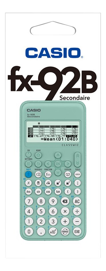 Casio calculatrice scientifique fx92b secondaire
