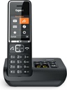 Gigaset comfort 550a téléphone dect sans fil avec répondeur intégré, noir