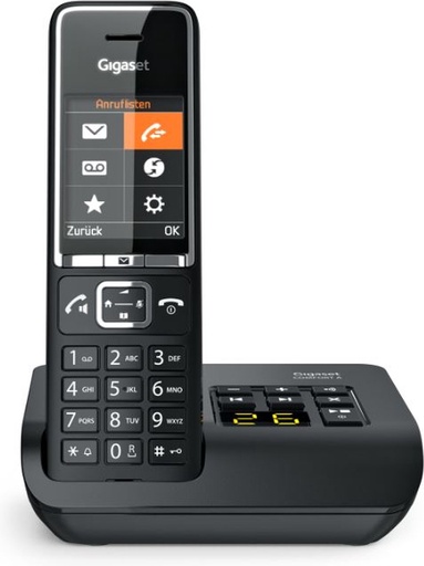 [6866208] Gigaset comfort 550a téléphone dect sans fil avec répondeur intégré, noir
