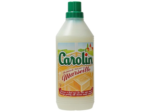 [A12225] Carolin nettoyeur de sol savon marseille, flacon de 1 l