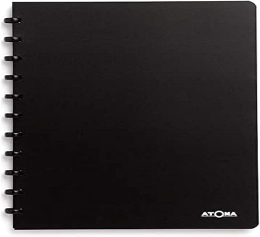 [4..1473.01] Cahier Atoma Trendy PP noir A4 Q5