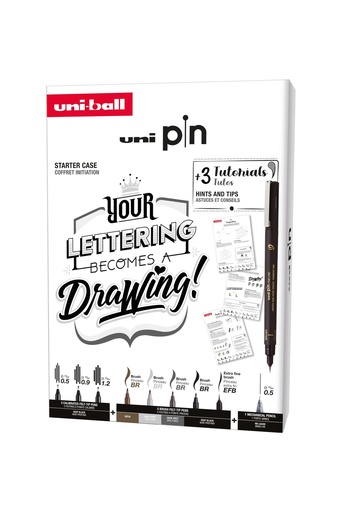 [UNIPIN8PSETN0.2] Coffret Edtions Lettering 10x Unipin