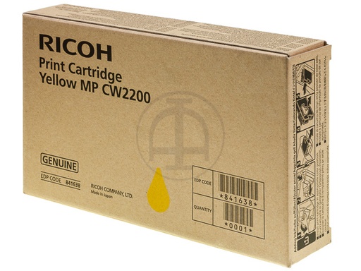 [841638] Ricoh CW encre jaune Gel 440 pages 100ml 841638