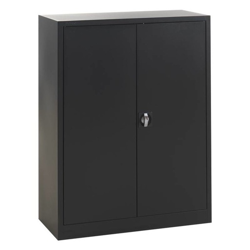 [20025] Armoire Noire 2 portes H 120cm x L 92cm