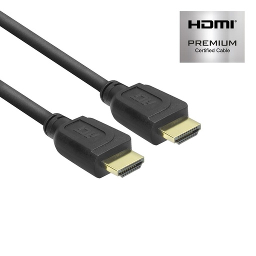 [AK3943] ACT 1.5 meters HDMI High Speed premium certified cable v2.0 HDMI-A male - HDMI-A male