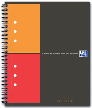 [001211] Oxford international notebook, 160 pages, ft a5+, quadrillé 5 mm