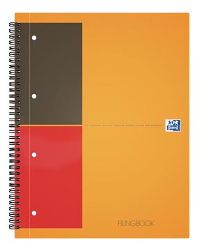 [001501] Oxford international filingbook, 200 pages,ft a4+, quadrillé 5 mm