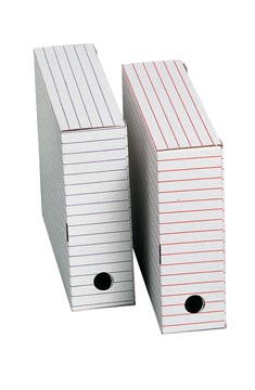 [002-2] Boîte à archives, ft 31 x 24,5 x 8,5 cm (b x h x d), jeu de 2 boîtes