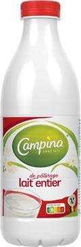 [049839] Campina lait entier, 1 litre, paquet de 6 pièces