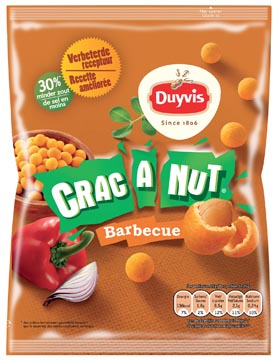 [45160C] DUYVIS CRAC A NUT BBQ 200G