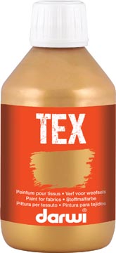 [0250050] Darwi peinture textile tex, 250 ml, or