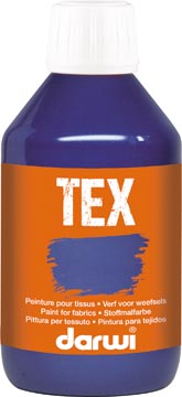 [0250256] Darwi peinture textile tex, 250 ml, outremer