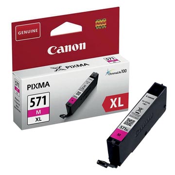 [0333C01] Canon cartouche d'encre cli-571xl, 715 pages, oem 0333c001, magenta