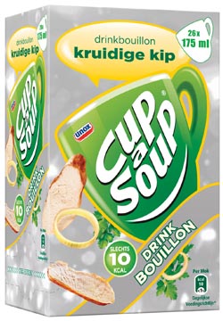 [046953] Cup-a-soup bouillon poulet épice, paquet de 26 sachets