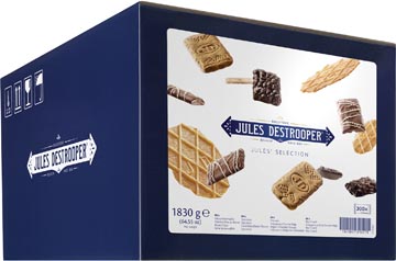 [048444] Jules destrooper biscuits jules' selection, boîte de 300 biscuits
