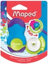Maped taille-crayon + gomme loopy soft touch, blister de 1 pièce