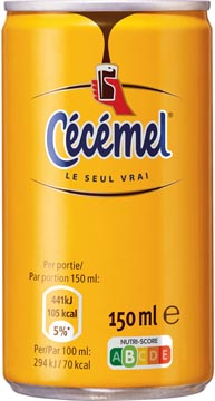 [049717] Cecemel lait au chocolat mini, canette de 15 cl, paquet de 24 pièces