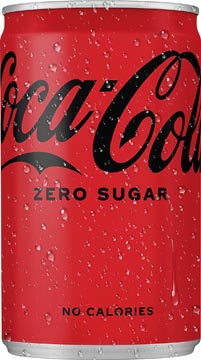 [051996] Coca-cola zero boisson rafraîchissante, mini canette de 15 cl, paquet de 24 pièces