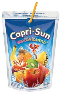 [052385] Capri-sun jus de fruits multivitamin, poche de 200 ml, paquet de 10 pièces
