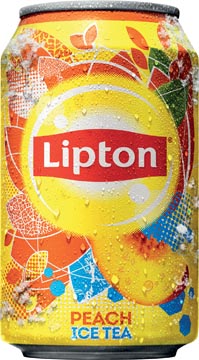 [052698] Lipton ice tea pêche boisson rafraîchissante, canette de 33 cl, paquet de 24 pièces