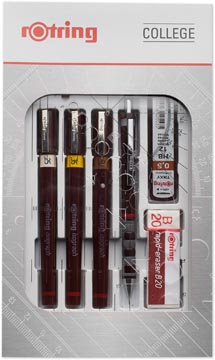[0699380] Rotring college set de 9 isograph 0,25 mm/ 0,35 mm/ 0,5 mm