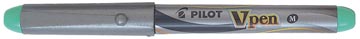 [0728443] Pilot stylo plume v-pen silver, vert