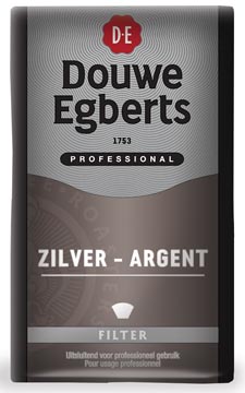 [086544] Douwe egberts café moulu, argent/moka, paquet de 500 g