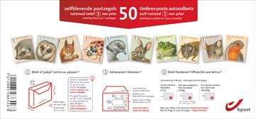 [086546] Carnet bpost de 50 timbres, visiteurs du jardin