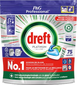 [0881293] Dreft lave-vaiselle platinum regular, 75 capsules