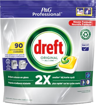 [0881330] Dreft lave-vaiselle original lemon, 90 capsules