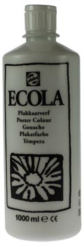 [0971100] Talens ecola gouache flacon de 1000 ml, blanc