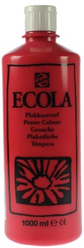 [0971334] Talens ecola gouache flacon de 1000 ml, écarlate