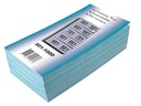 Carnets pour vestiaire numéros de 501 à 1.000, bleu