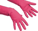 Vileda gants multi purpose, latex, large, rouge