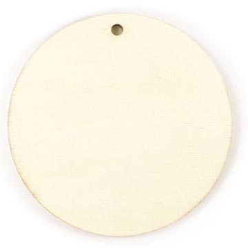 [100219] Graine créative disque en bois à décorer, ft 120 x 120 x 4 mm