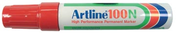 [100R] Artline marqueur permanent 100n rouge