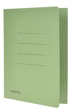 [1053] Class'ex chemise de classement vert, ft 18,2 x 22,5 cm (pour ft cahier)