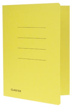 [1054] Class'ex chemise de classement jaune, ft 18,2 x 22,5 cm (pour ft cahier)