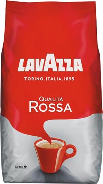[108030] Lavazza café en grains qualita rossa, sac de 1 kg