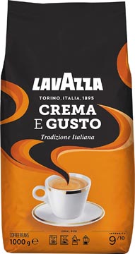 [108073] Lavazza café en grains cafe crema e gusto classic, sac de 1 kg