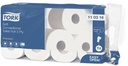 Tork premium papier toilette extra soft, 3 plis, 250 feuilles, système t4, blanc, paquet de 8 rouleaux