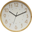 Orium by cep horloge oslo, diamètre 41 cm, cadre en bois, blanc