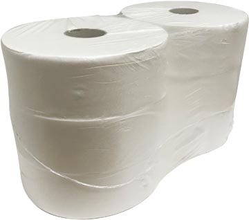 [1138BEW] Papier toilette jumbo, 2 plis, 320 m, paquet de 6 rouleaux