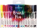 Talens ecoline brush pen, étui de 15 pièces en couleurs assorties